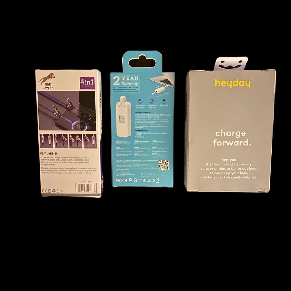 Three (3) Electronic Accessories NEW IN PKG